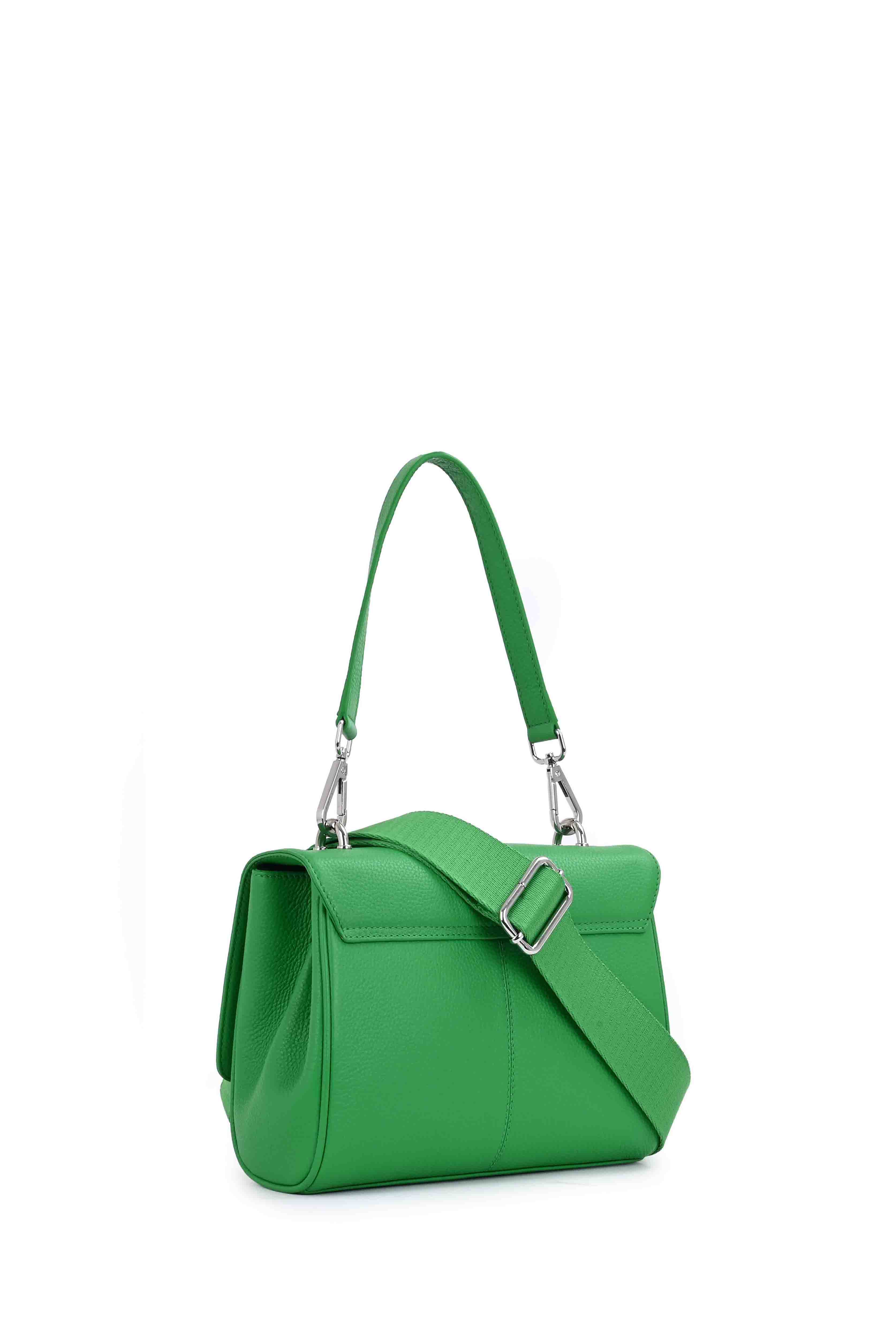 Flappy Crossbody Überschlagtasche, grün